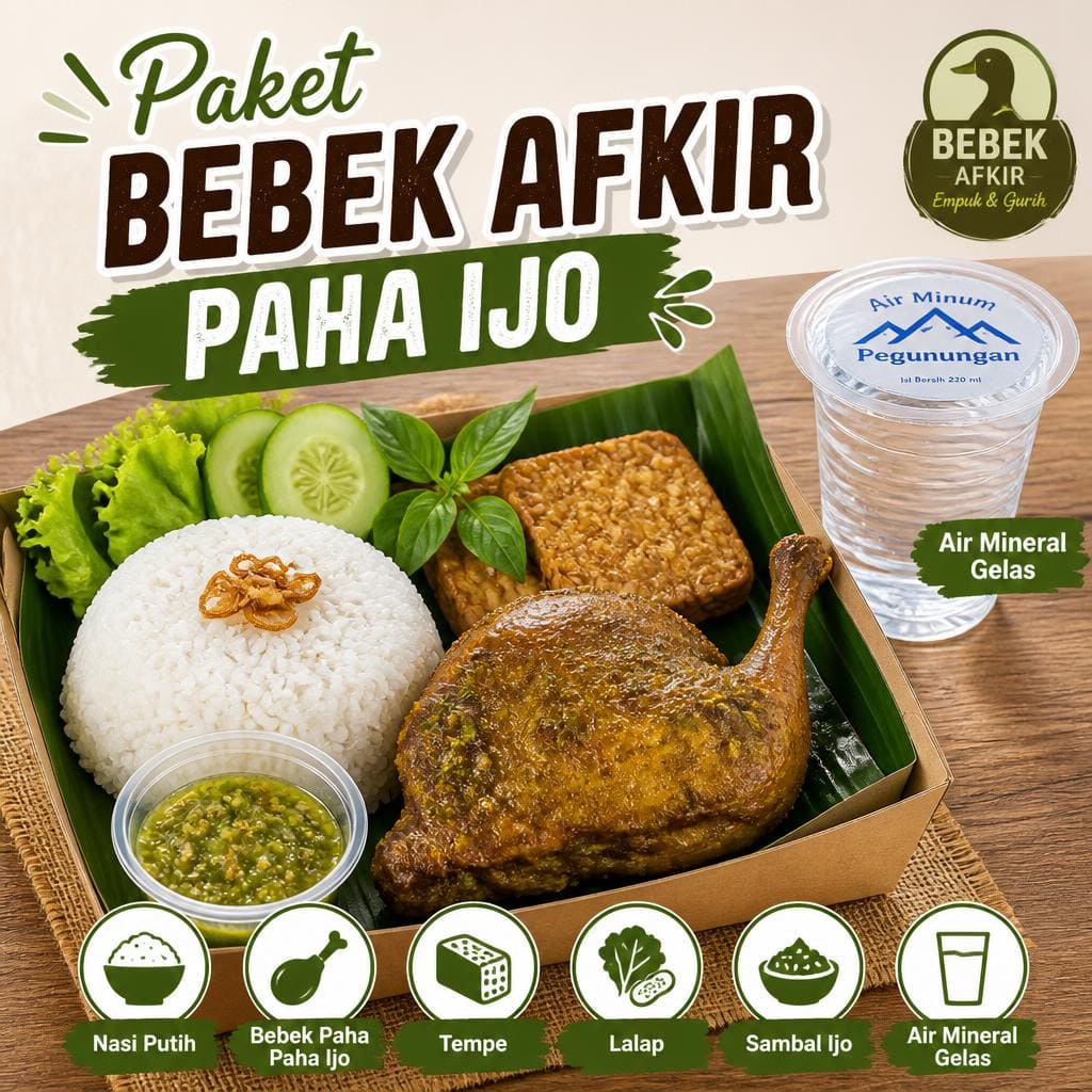 Paket Bebek Afkir Paha Ijo